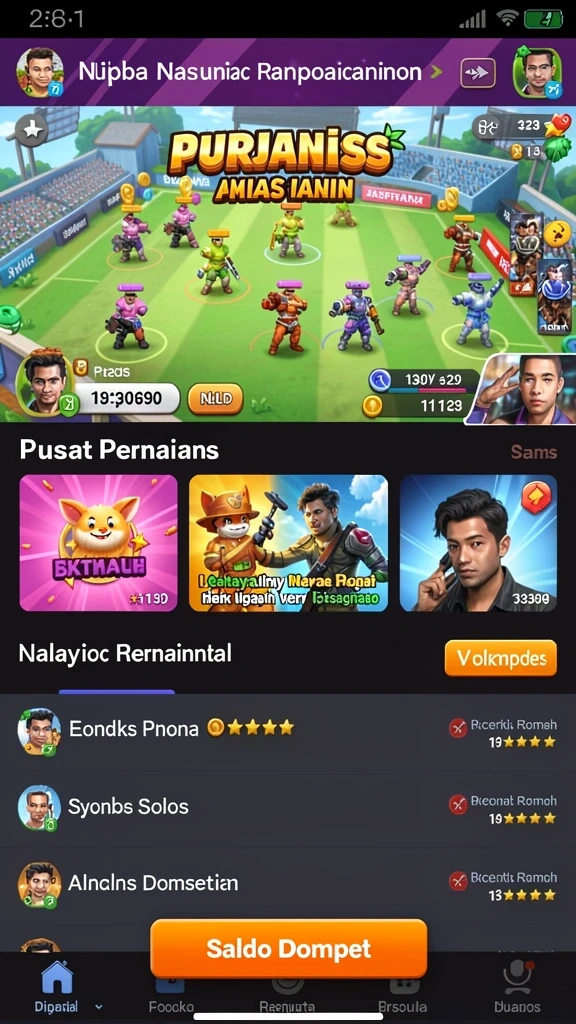 Tampilan antarmuka yang bersih dan intuitif.