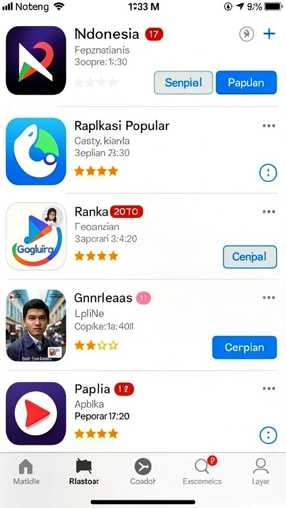 Tampilan antarmuka yang ramah pengguna.