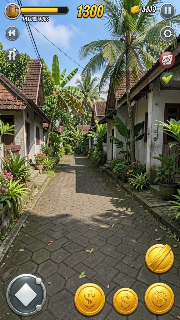 Menampilkan suasana dunia yang indah dalam game 8364.