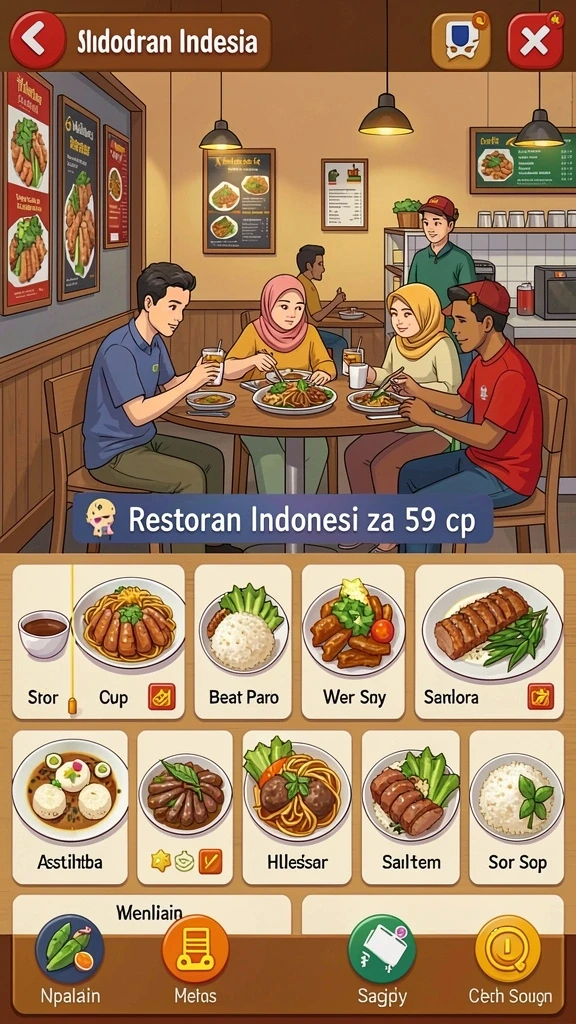 Grafik detail yang memukau di setiap level.