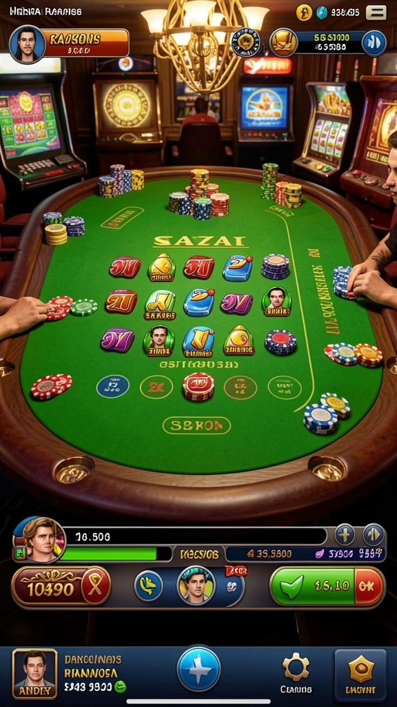 Screenshot interaksi dalam game dengan teman.