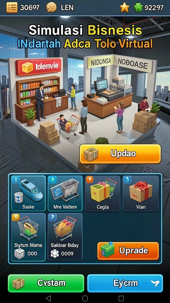 Tangkapan layar menampilkan salah satu level yang menantang.
