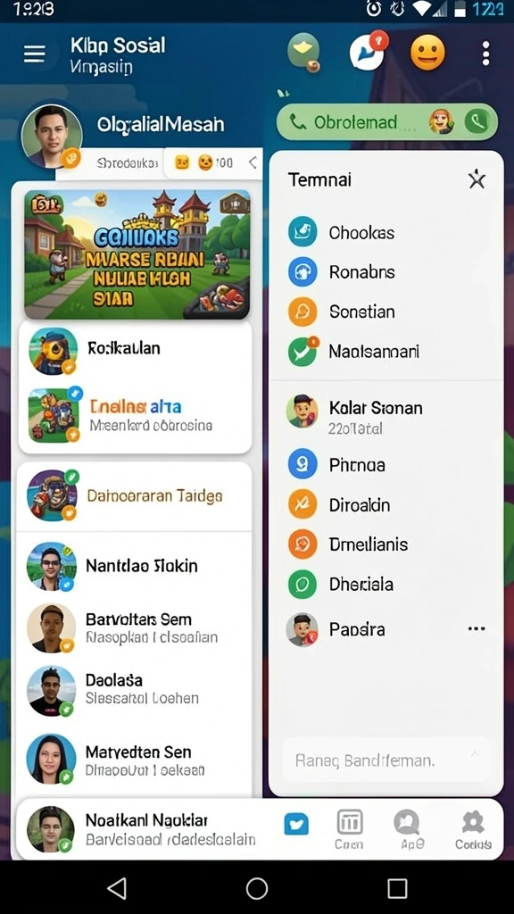 Sistem pertempuran yang dinamis dan seru.