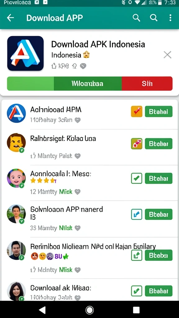 Tampilan awal game yang menarik dan interaktif.