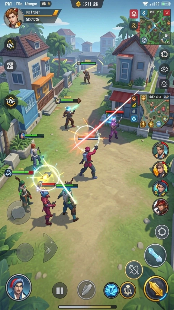 Fitur multiplayer yang memungkinkan bersosialisasi.