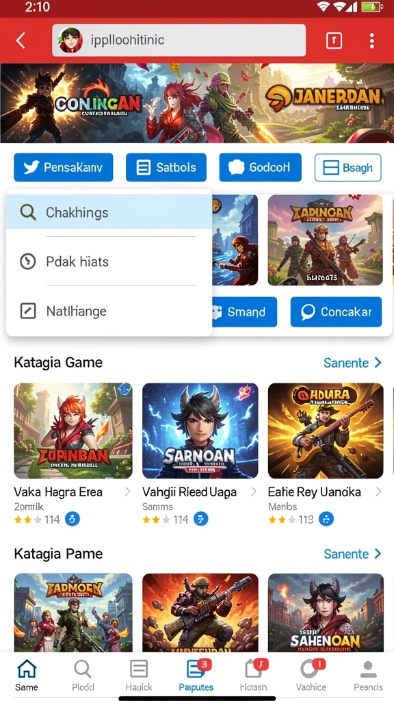 Tampilan grafis yang memukau dan interaktif.