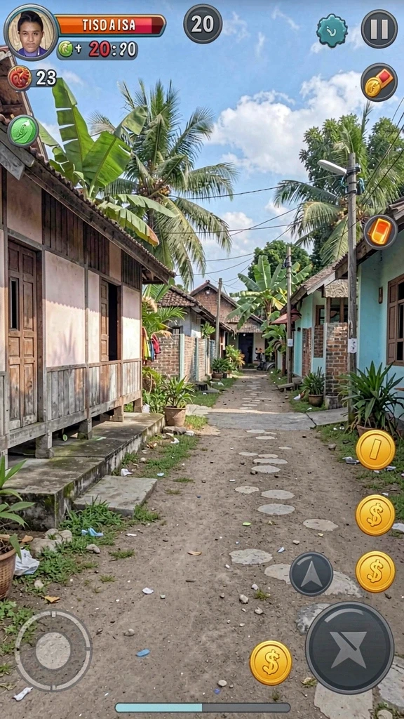 Grafis yang memukau dalam aksi permainan.
