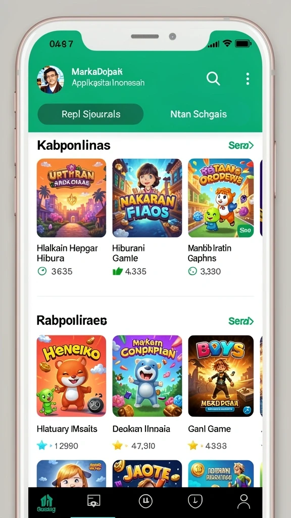 Tampilan antarmuka pengguna yang menarik dan mudah dinavigasi.