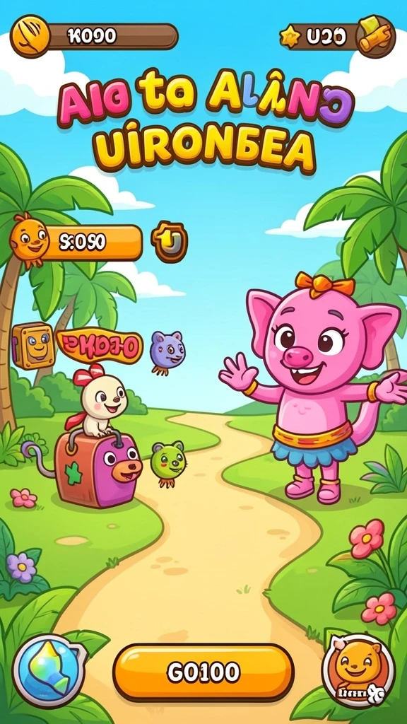 Gambaran gameplay dengan karakter menarik dan tantangan.