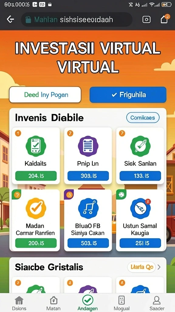 Tampilan antarmuka pengguna yang intuitif dan menarik.