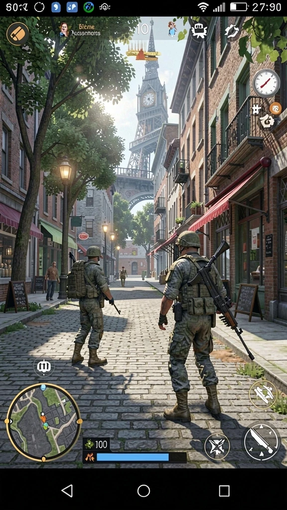 Screenshot menunjukkan tampilan antarmuka IDAGAME yang menarik.