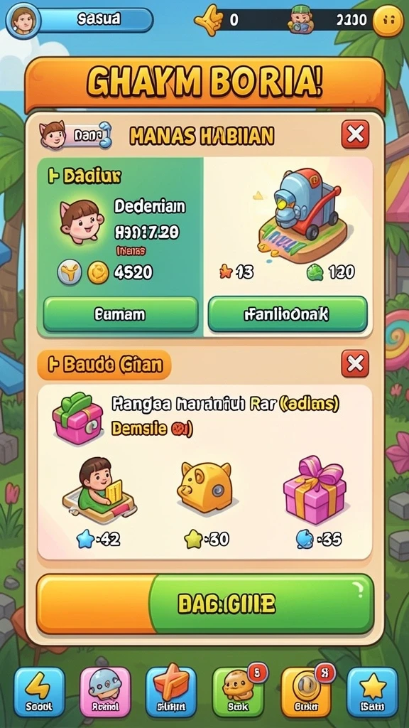 Tampilan antarmuka yang menarik dan mudah digunakan.