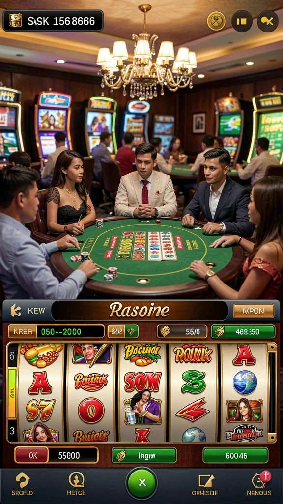 Contoh level permainan dalam MAHJONG500 yang menantang.