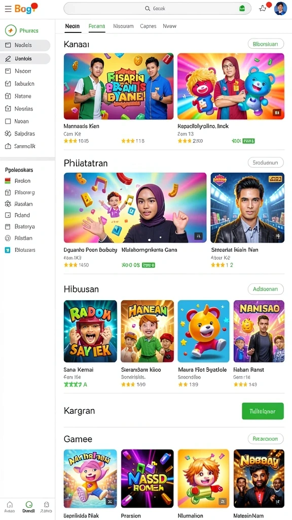 Karakter yang unik dan beragam untuk dipilih.