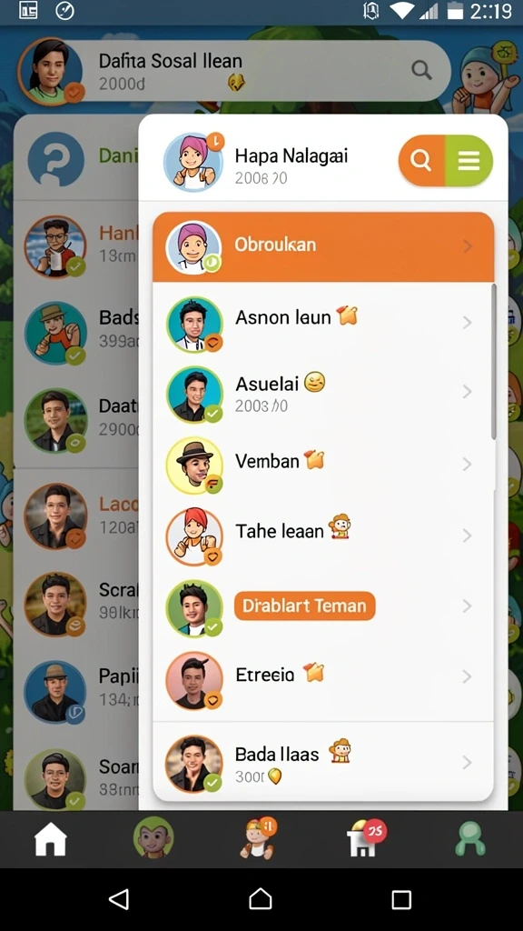 Tangkapan layar menampilkan karakter utama dalam aksi epik.