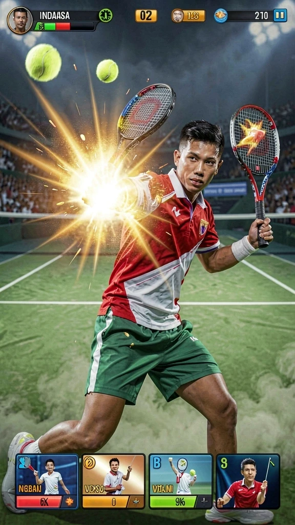 Karakter yang beragam dan penuh aksi.