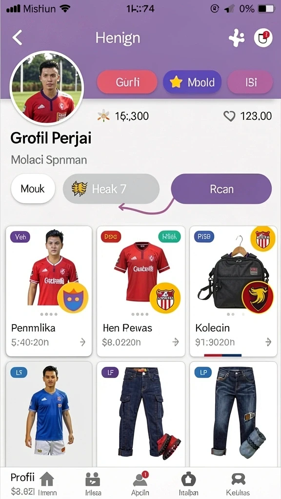 Berbagai pilihan permainan yang menarik.