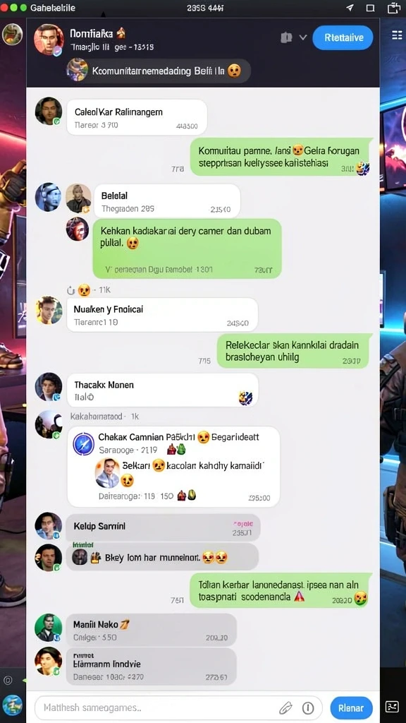 Screenshot menunjukkan antarmuka pengguna yang menarik.