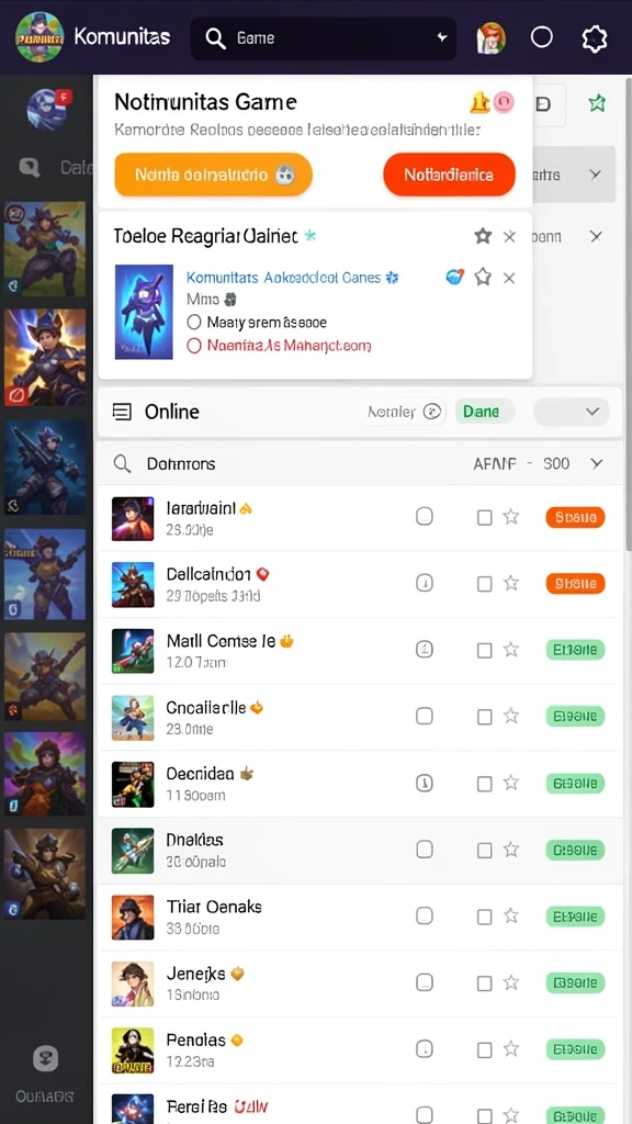 Tampilan antarmuka aplikasi yang modern dan user-friendly.