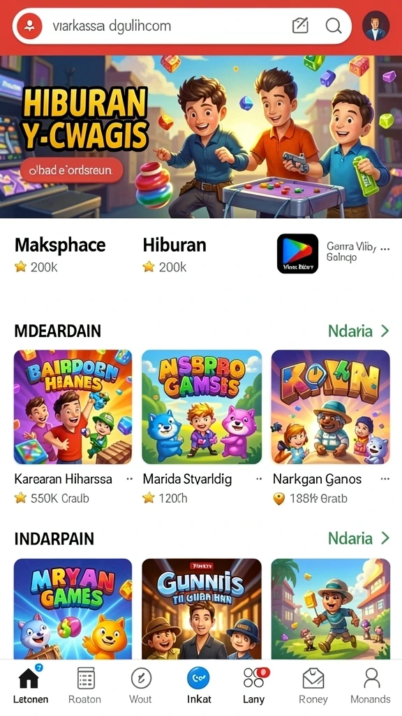 Screenshot menunjukkan karakter utama dalam misi.