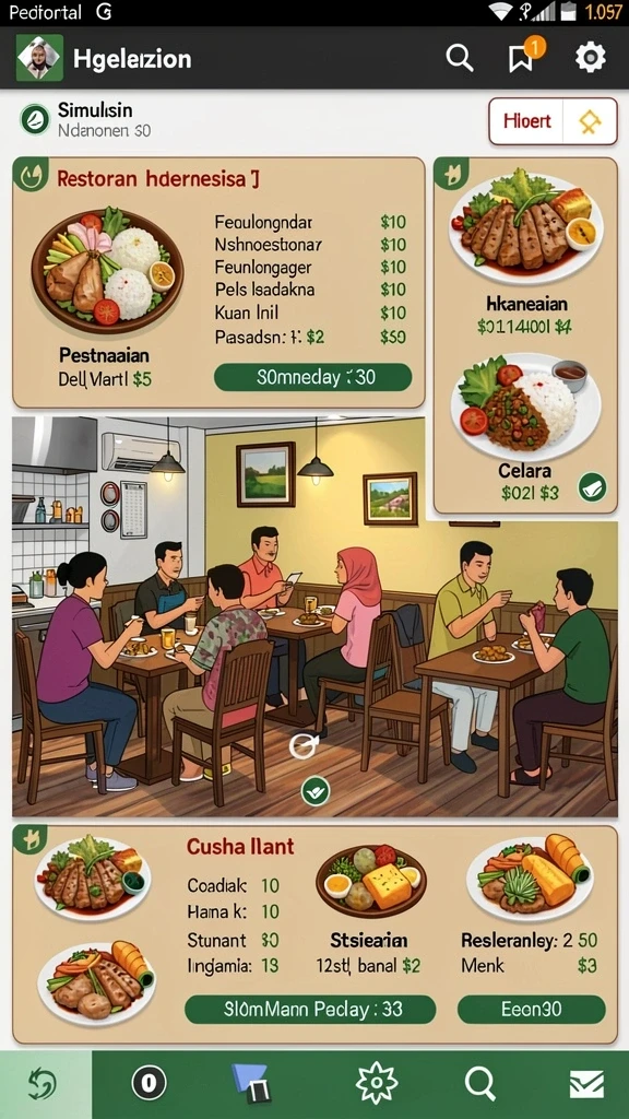 Tampilan antarmuka pengguna yang menarik dan mudah dinavigasi.