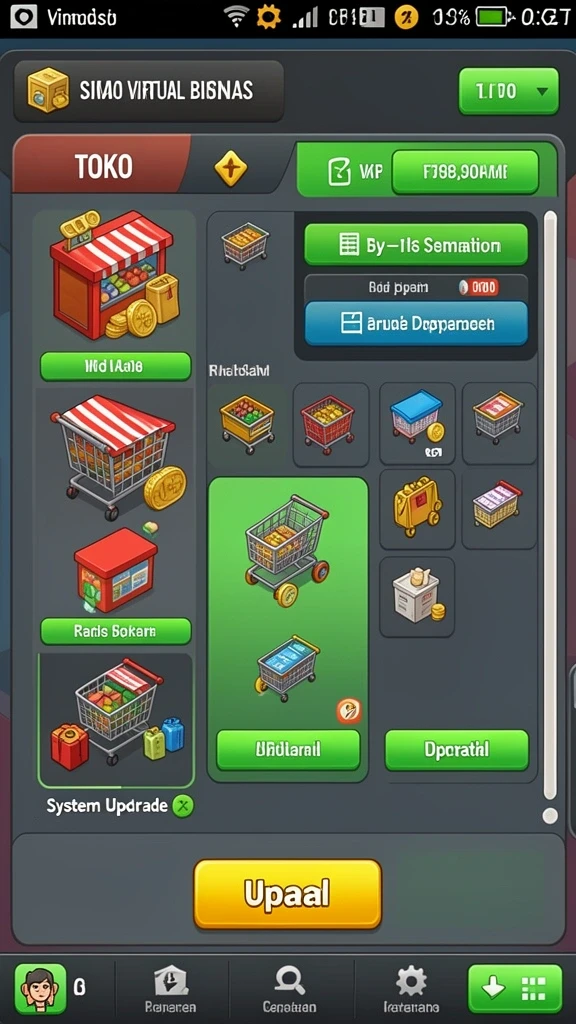 Tampilan antarmuka yang menarik dan user-friendly.