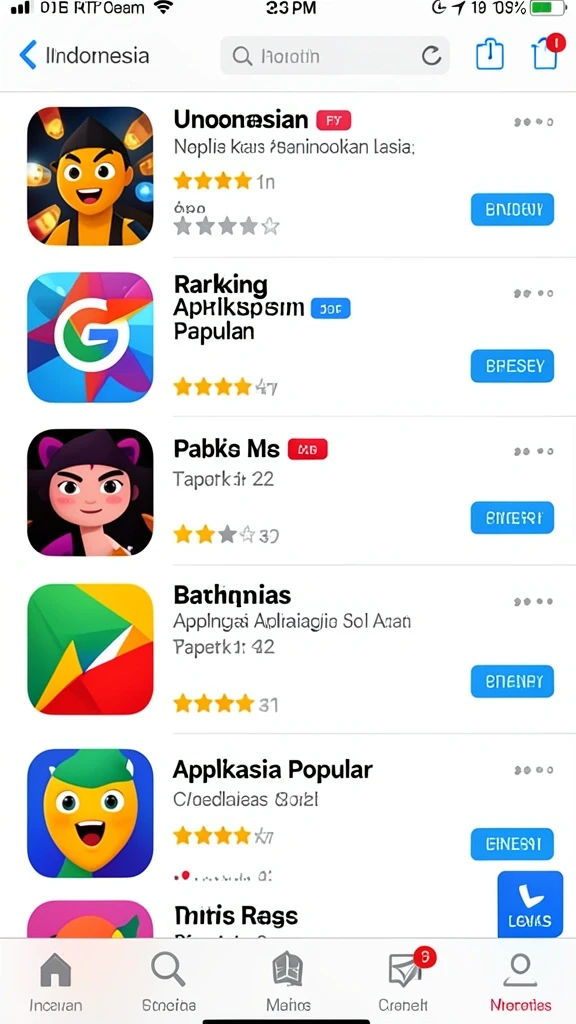 Tampilan antarmuka yang menarik dan mudah digunakan.