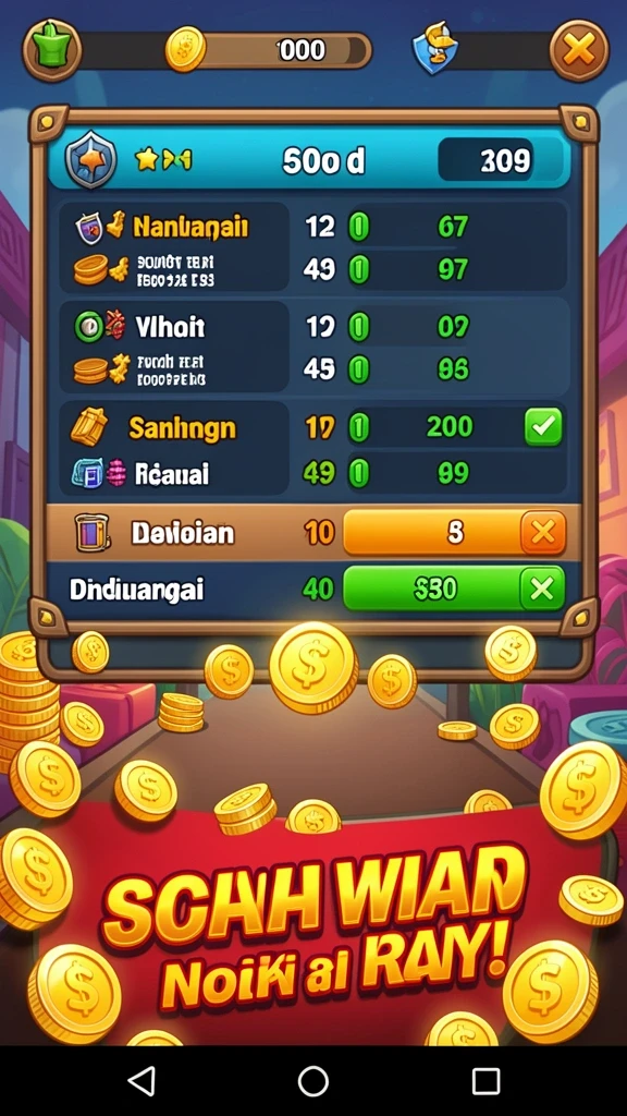 Berbagai permainan menarik untuk dipilih.