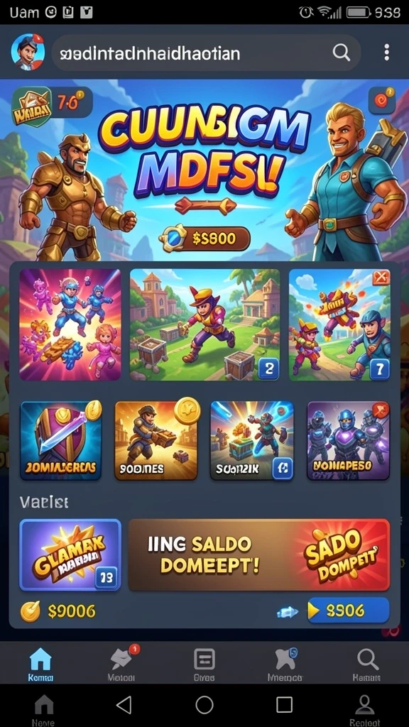 Lihat berbagai karakter menarik yang dapat dimainkan.