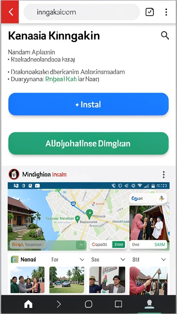 Pengaturan fitur sosial yang interaktif.