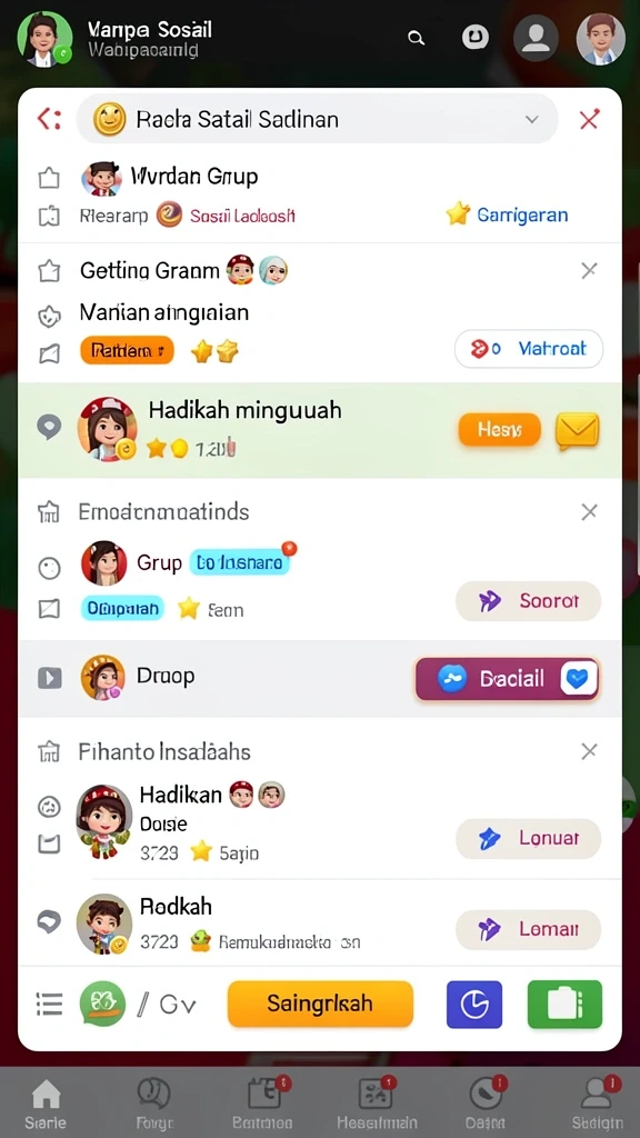 Banyak pilihan permainan menarik.