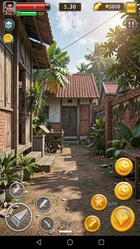 Beragam permainan yang seru dan menarik di satu tempat.