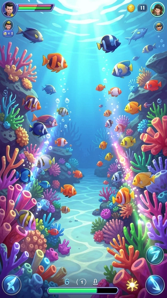 Screenshot tampilan antarmuka game yang menarik.